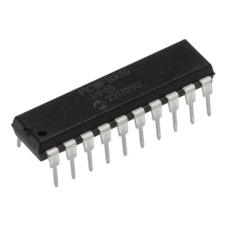 Microchip 8 bit PIC18F Microcontroller, 48 MHz, 16 kB FLASH, 256B RAM, 20-Pin PDIP PIC18F14K50-I/P
