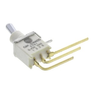 C & K Toggle Switch PCB Mount On-On SPDT Through Hole Terminal 20 V dc 20 V ac ET01MD1AVBE