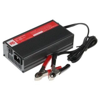 RS PRO 12V Lead Acid Battery Charger 8A 120W Automatic 3 Stage with EU Plug 549-344