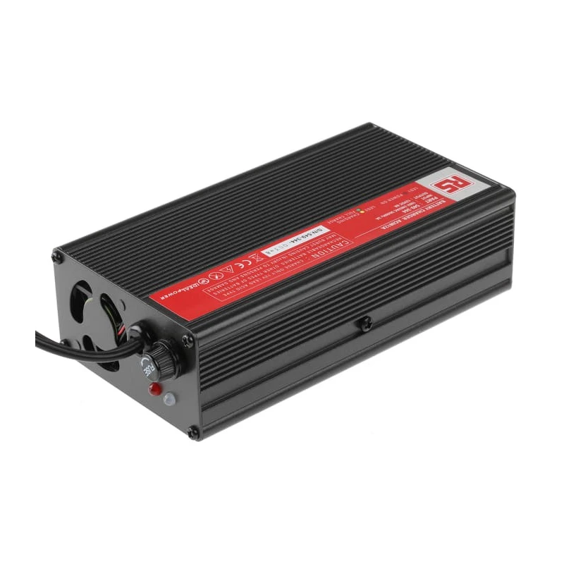RS PRO 12V Lead Acid Battery Charger 8A 120W Automatic 3 Stage with EU Plug 549-344