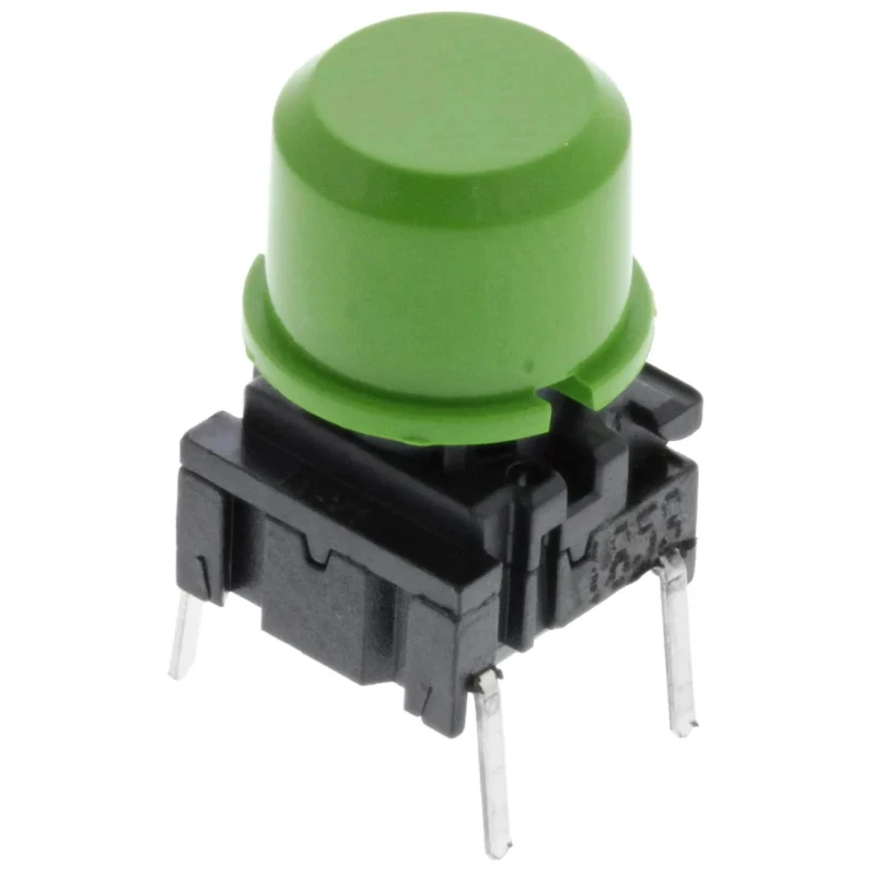 MEC IP67 Green Tactile Switch SPST Momentary 50mA 24V dc Through Hole IP67 3FTL Series 