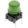 MEC IP67 Green Tactile Switch SPST Momentary 50mA 24V dc Through Hole IP67 3FTL Series
