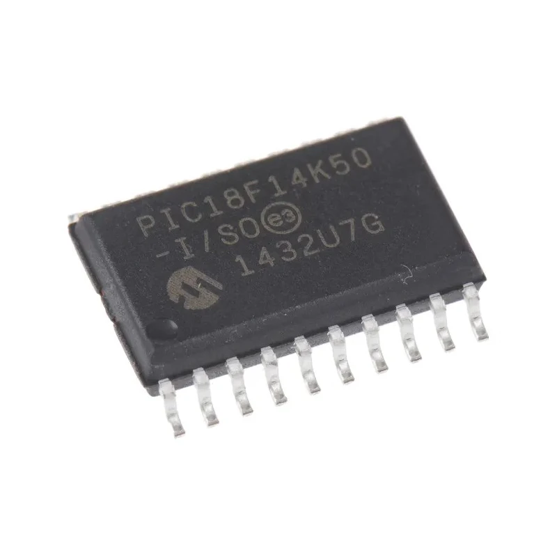 Microchip PIC18F1xK50 8-Bit PIC Microcontroller 48 MHz, 16 kB Flash, 768 bit RAM, 20-Pin SOIC PIC18F14K50-I/SO