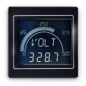 Trumeter APM LCD Digital Panel Multifunction Meter for Voltage, Power, Frequency, Current, 68 mm x 68 mm APM-MAX-M21-NL-4R