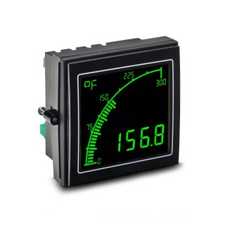 Trumeter APM LCD Multi-Function Panel Temperature Meter, 68 mm x 68 mm, 0.2°C Accuracy APM-TEMP-ANO