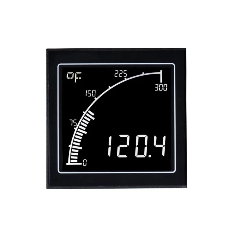 Trumeter APM LCD Multi-Function Panel Temperature Meter, 68 mm x 68 mm, 0.2°C Accuracy APM-TEMP-ANO