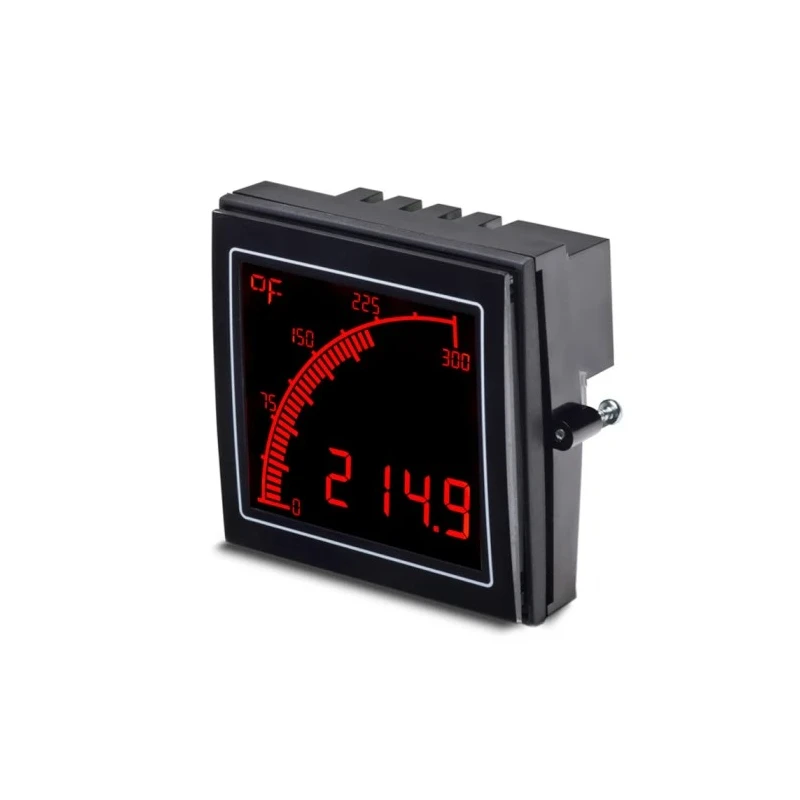 Trumeter APM LCD Multi-Function Panel Temperature Meter, 68 mm x 68 mm, 0.2°C Accuracy APM-TEMP-ANO