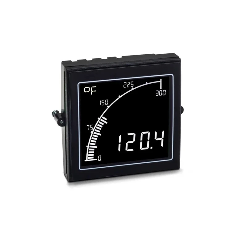 Trumeter APM LCD Multi-Function Panel Temperature Meter, 68 mm x 68 mm, 0.2°C Accuracy APM-TEMP-ANO