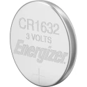 Energizer CR1632 Lithium Manganese Dioxide 3 V Coin Battery, 16 mm Diameter, 130 mAh 7638900411553