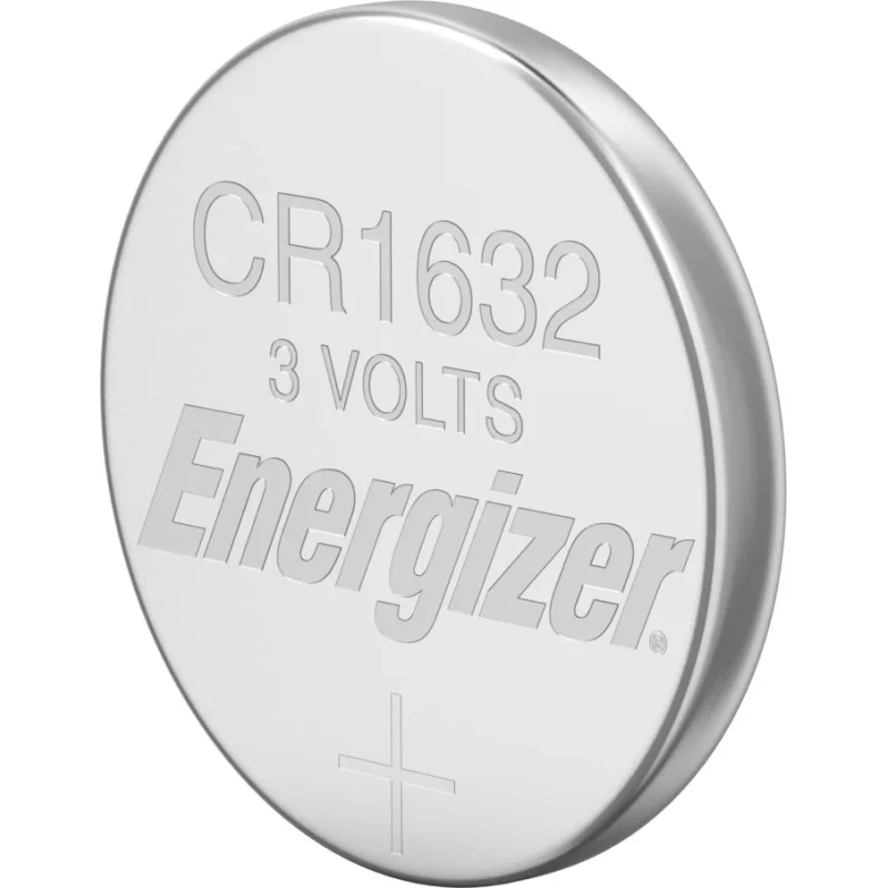 Energizer CR1632 Lithium Manganese Dioxide 3 V Coin Battery, 16 mm Diameter, 130 mAh 7638900411553