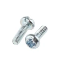 RS PRO Cross Pozidriv Pan Head Steel Machine Screw 6 mm Length M2 Thread 560-530