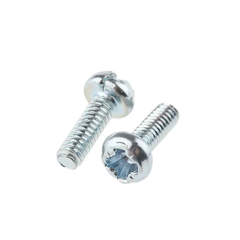 RS PRO Cross Pozidriv Pan Head Steel Machine Screw 6 mm Length M2 Thread 560-530