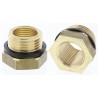 Legris Pneumatic Brass Pipe Fitting Straight Threaded Reducer Male G 1/2 in to Female G 3/8 in 0168 21 17