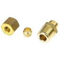 Legris Pneumatic Brass Pipe Fitting Compression Coupler Male BSPT 6 mm to Female Metric 6 mm 0105 06 13