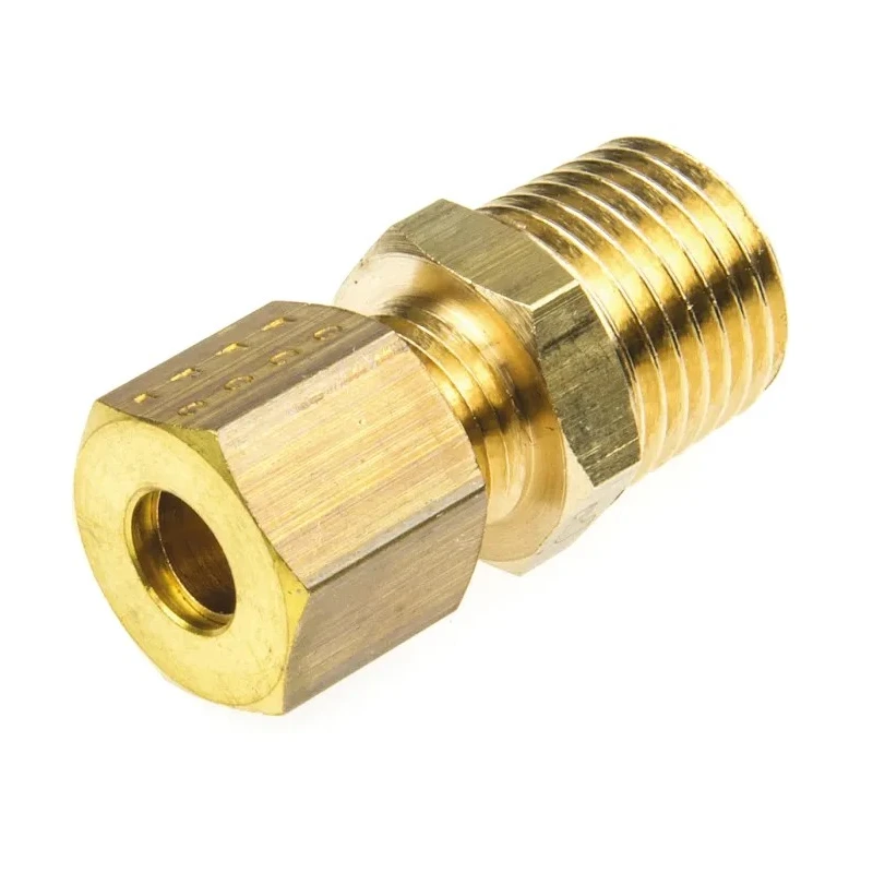 Legris Pneumatic Brass Pipe Fitting Compression Coupler Male BSPT 6 mm to Female Metric 6 mm 0105 06 13