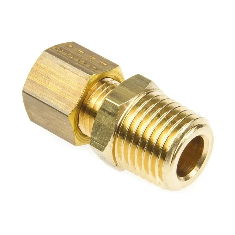 Legris Pneumatic Brass Pipe Fitting Compression Coupler Male BSPT 6 mm to Female Metric 6 mm 0105 06 13