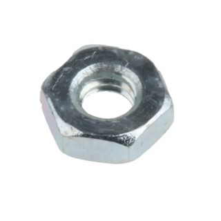 RS PRO Bright Zinc Steel Hex Nut M2.5, DIN 934 560-287