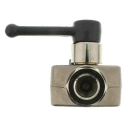 Legris Brass Threaded 2-Way BSPP Female Inlet and Outlet Ball Valve with Zinc Alloy Handle 6402 07 13