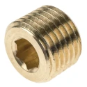 Legris Pneumatic Fitting Brass Pipe Fitting Threaded Plug Male R 1/4 in 0205 13 00