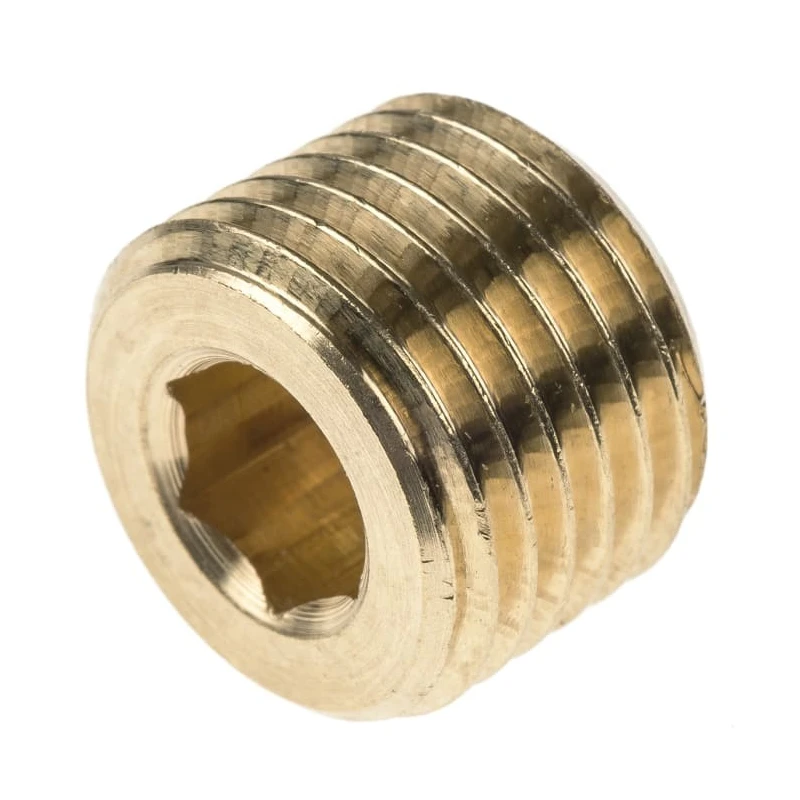 Legris Pneumatic Fitting Brass Pipe Fitting Threaded Plug Male R 1/4 in 0205 13 00