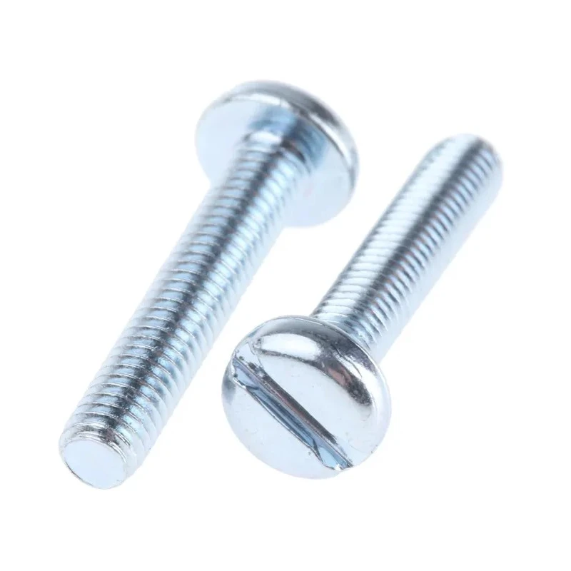 RS PRO Pan Head Slot Steel Machine Screw 16 mm M3 Passivated Zinc Plated 560-782