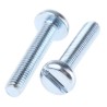 RS PRO Pan Head Slot Steel Machine Screw 16 mm M3 Passivated Zinc Plated 560-782