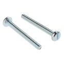 RS PRO Slot Pan Steel Machine Screw 25 mm M3 560-805