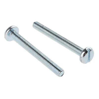 RS PRO Slot Pan Steel Machine Screw 25 mm M3 560-805