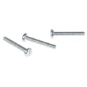 RS PRO Slot Pan Steel Machine Screw 20 mm M3 560-798