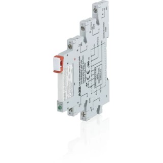 ABB CRS 1 Way 240 V AC 240 V DC DIN Rail Relay Socket for CR-S Interface Relay 1SVR405521R7100 CR-S220/240VADC1SS