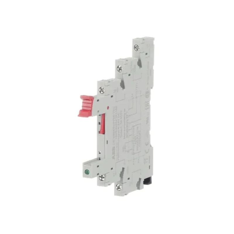 ABB CRS 1 Way 240 V AC 240 V DC DIN Rail Relay Socket for CR-S Interface Relay 1SVR405521R7100 CR-S220/240VADC1SS