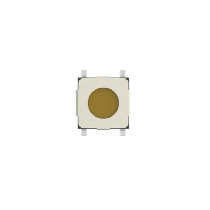 TE Connectivity Black Tactile Switch Top SPST 50mA Surface Mount 5.2x5.2mm MSLPT5252AG3TR