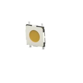 TE Connectivity Black Tactile Switch Top SPST 50mA Surface Mount MSLPT5252AG2TR