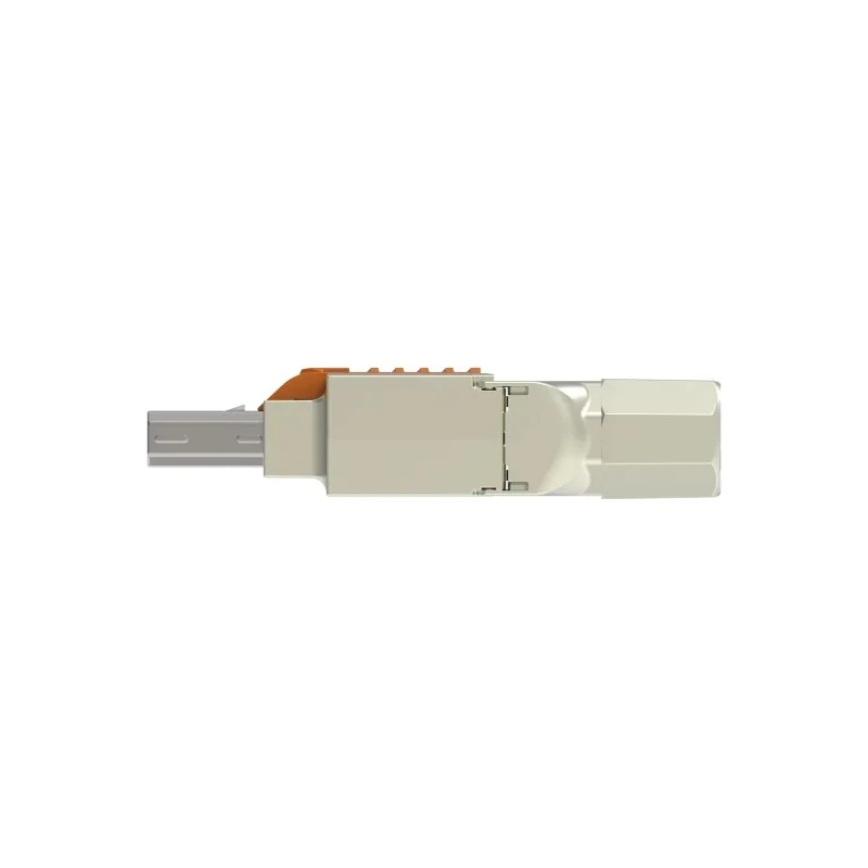 TE Connectivity Industrial Mini I/O Cable Straight Mini I/O Connector Male, 8 Way, Shielded 2350310-1