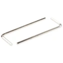 RS PRO L Metric Hex Key Set, Hex Size 2.5 mm, Short Arm, Chrome Vanadium Steel 609-562