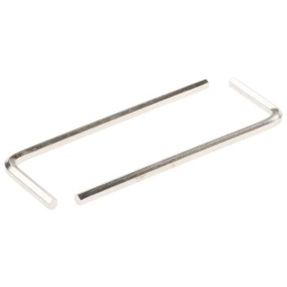 RS PRO L Metric Hex Key Set, Hex Size 2.5 mm, Short Arm, Chrome Vanadium Steel 609-562