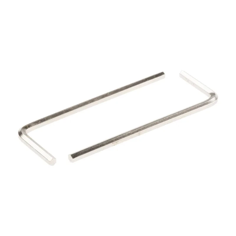 RS PRO L Metric Hex Key Set, Hex Size 2.5 mm, Short Arm, Chrome Vanadium Steel 609-562