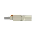 TE Connectivity Industrial Mini I/O Cable Straight Mini I/O Connector Male 8 Way Shielded 2350304-1