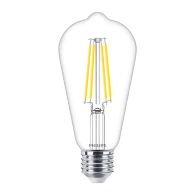 Philips Lighting Classic E27 LED GLS Bulb 5.9 W (60 W Equivalent), 2700K Warm White, ST64 Shape 929003059402