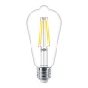 Philips Lighting Classic E27 LED GLS Bulb 5.9 W (60 W Equivalent), 2700K Warm White, ST64 Shape 929003059402