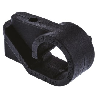 Prysmian Black Polyethylene Cable Clip, Nut Fixing, 24 mm Maximum Bundle Diameter, 51 mm Length, 18 mm Width, 31 mm U385RS04