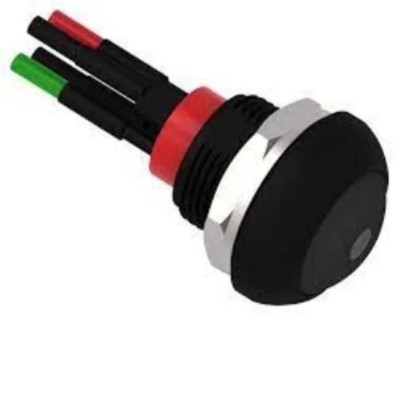 TE Connectivity PB6 Series Illuminated Push Button Switch On-Off Panel Mount 1 NO Yellow LED IP68 PB6B2FM2M1CAL05Y500