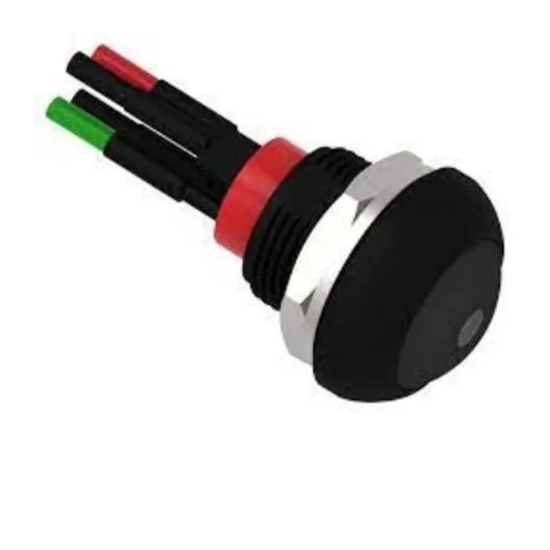 TE Connectivity PB6 Series Illuminated Push Button Switch On-Off Panel Mount 1 NO Yellow LED IP68 PB6B2FM2M1CAL05Y500