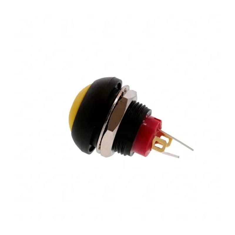 TE Connectivity PB6 Series Illuminated Push Button Switch, On-Off, Panel Mount, 1 NO Contact, Red LED PB6B2FM5M1CAL03