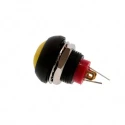 TE Connectivity PB6 Series Illuminated Push Button Switch On-Off Panel Mount 1 NO Yellow LED IP68 PB6B2FM5M1CAL05
