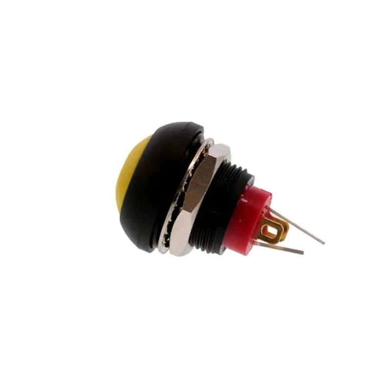 TE Connectivity PB6 Series Illuminated Push Button Switch On-Off Panel Mount 1 NO Yellow LED IP68 PB6B2FM5M1CAL05