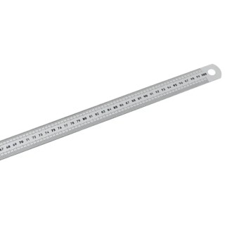 Facom 1 m Stainless Steel Semi-Rigid Metric Ruler, 30 mm Width, UKAS Calibrated DELA.1056.1000