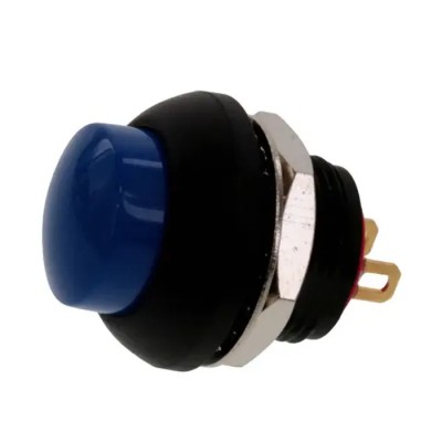 TE Connectivity PB6 Series Push Button Switch On-Off Panel Mount Blue Actuator IP68 PB6B2HS7M1CAL00