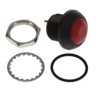 TE Connectivity PB6 Series Push Button Switch, On-Off, Panel Mount, 1 NO Contact, IP68 Rated PB6B2HS3M1CAL00S500