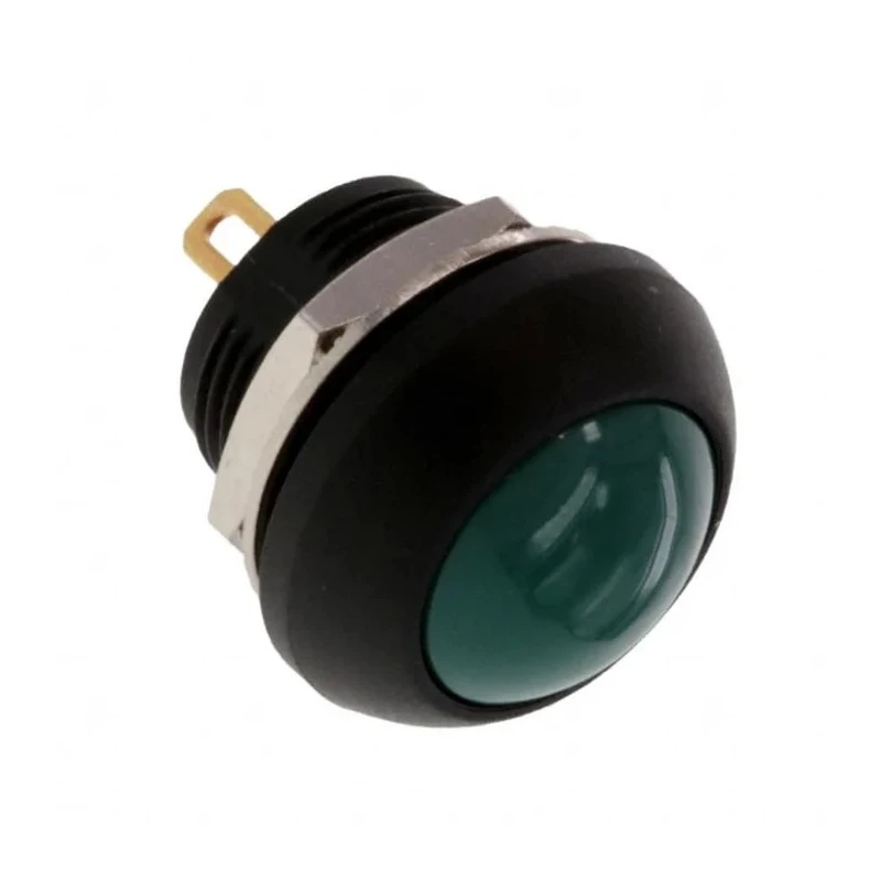 TE Connectivity PB6 Series Push Button Switch, On-Off, Panel Mount, 1 NO Contact, Green Actuator, IP68 PB6B2RS6M1CAL00